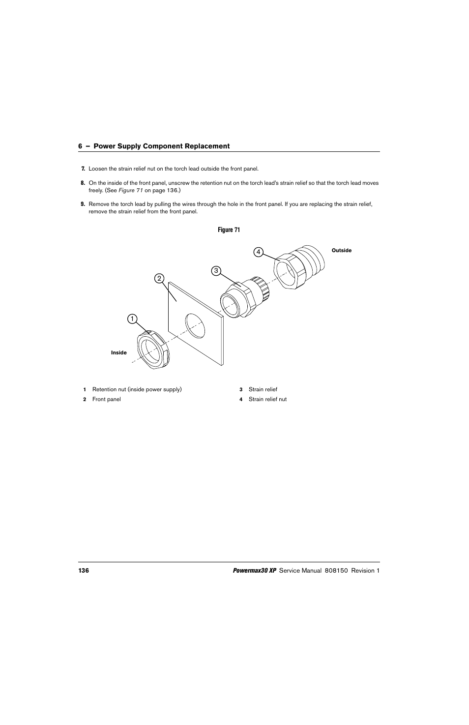 Hypertherm Powermax30 XP Service Manual User Manual | Page 136 / 201