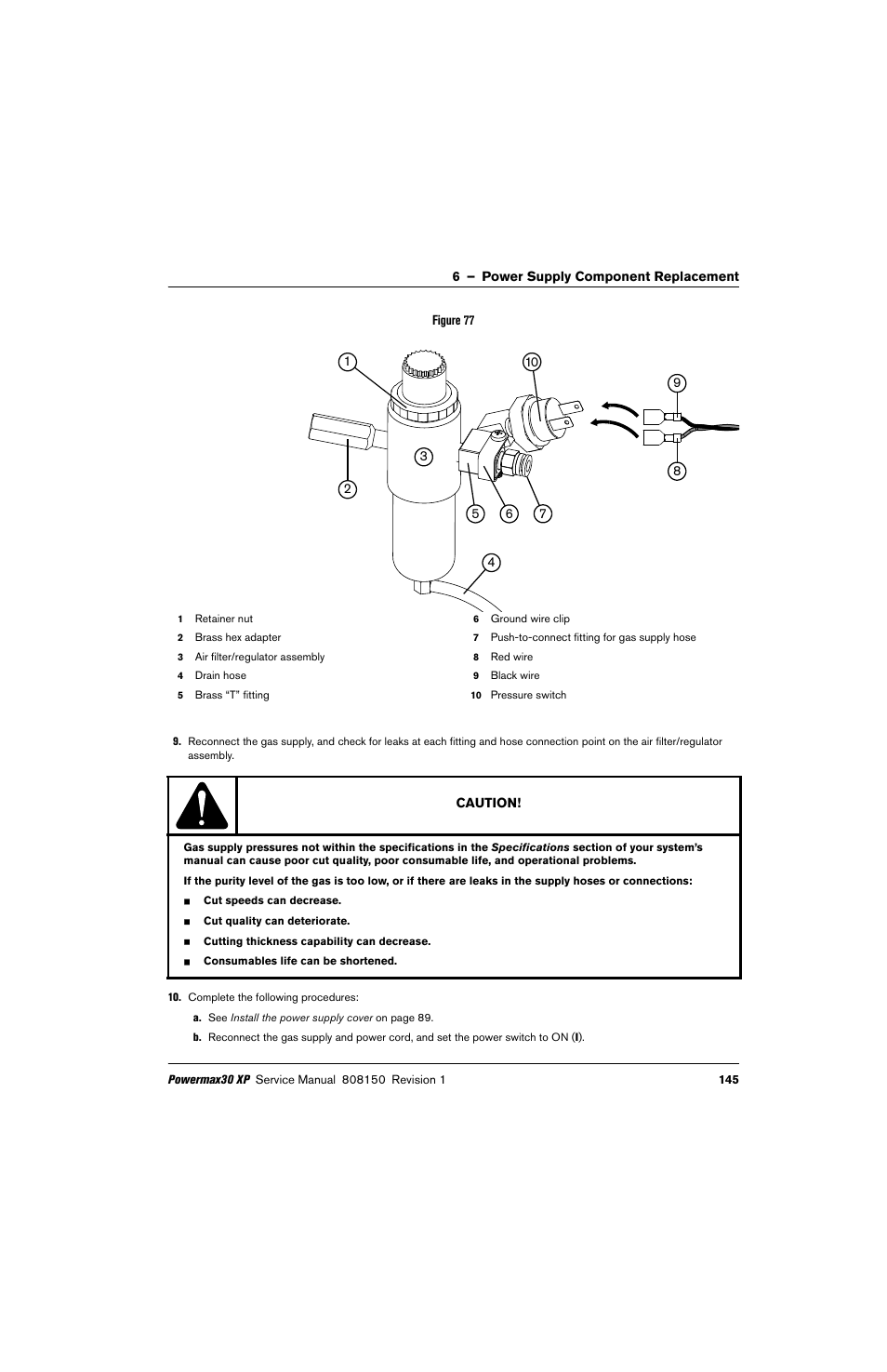 Hypertherm Powermax30 XP Service Manual User Manual | Page 145 / 201