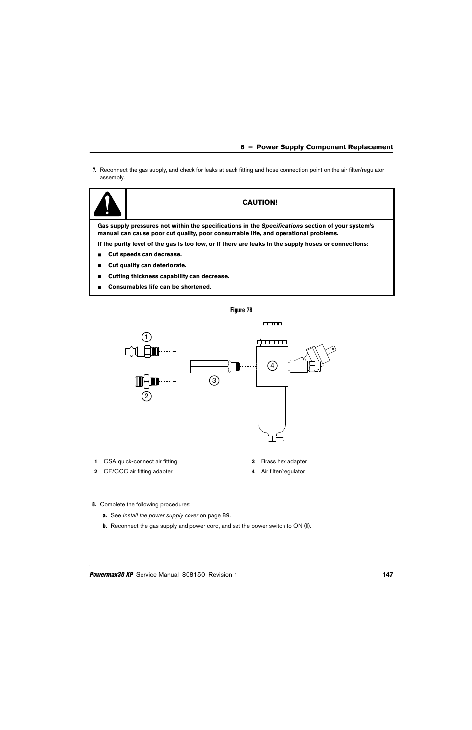 Hypertherm Powermax30 XP Service Manual User Manual | Page 147 / 201