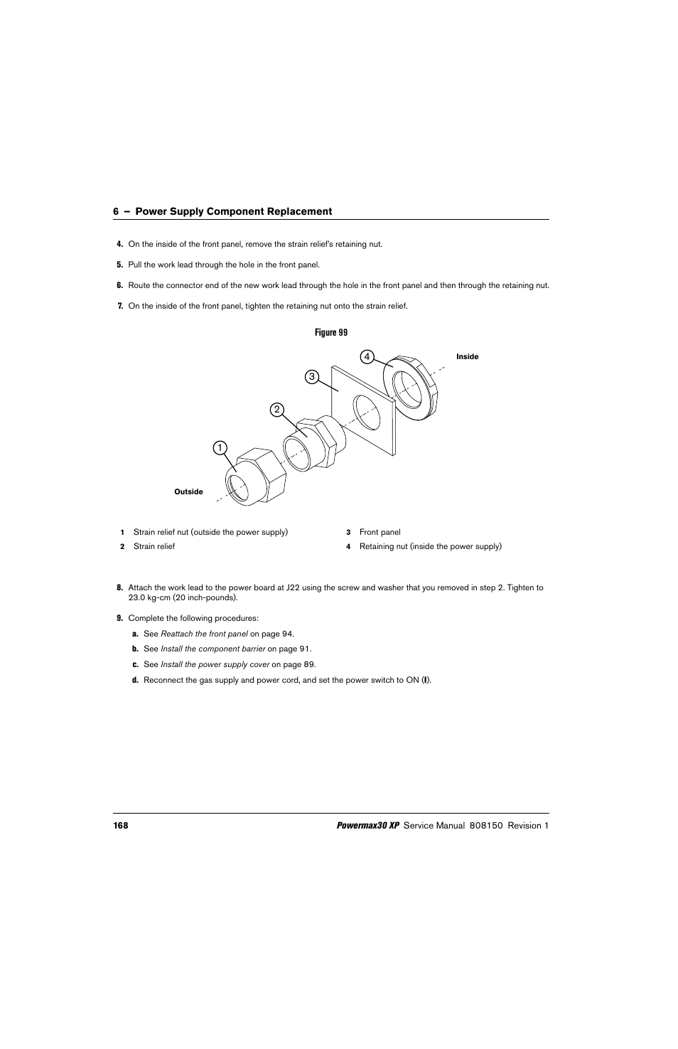Hypertherm Powermax30 XP Service Manual User Manual | Page 168 / 201