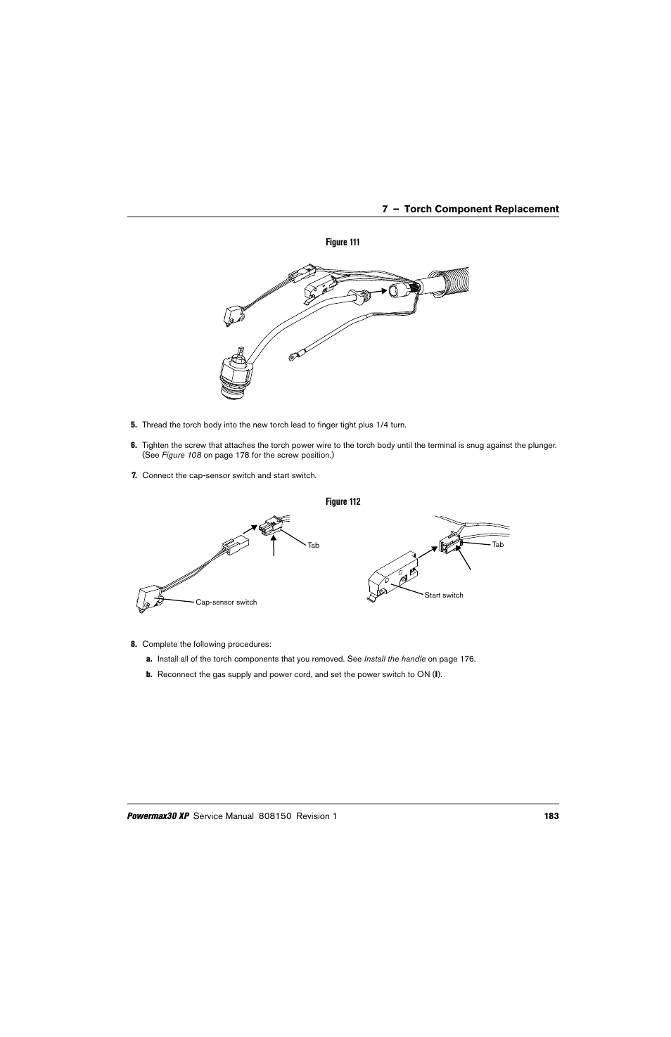 Hypertherm Powermax30 XP Service Manual User Manual | Page 183 / 201