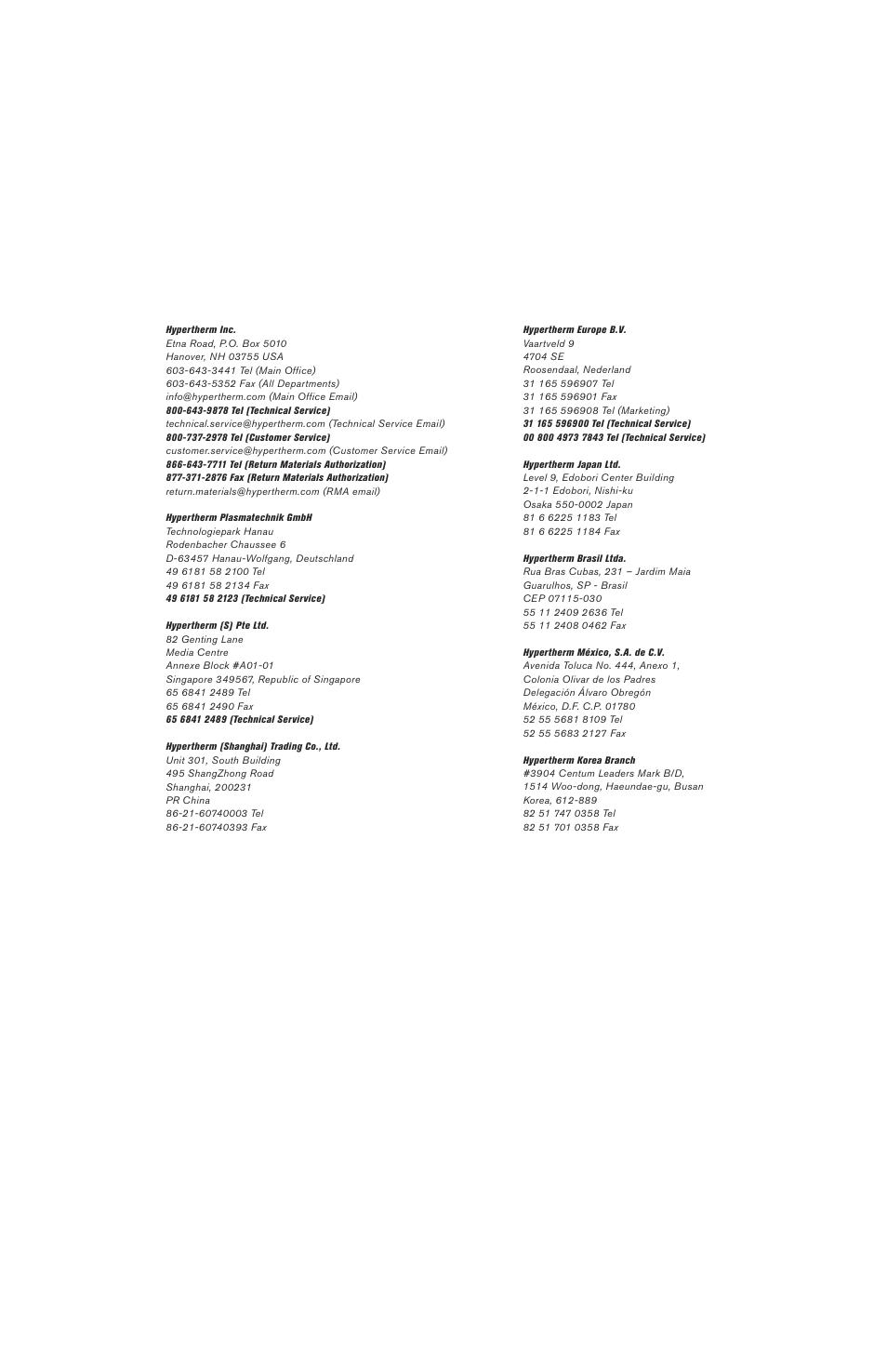 Hypertherm Powermax30 XP Service Manual User Manual | Page 4 / 201