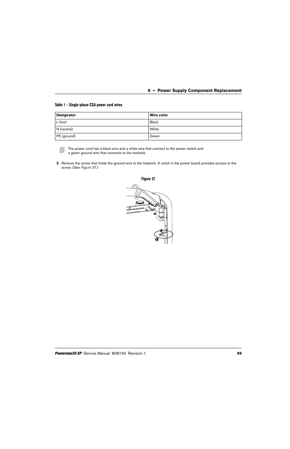 Hypertherm Powermax30 XP Service Manual User Manual | Page 99 / 201