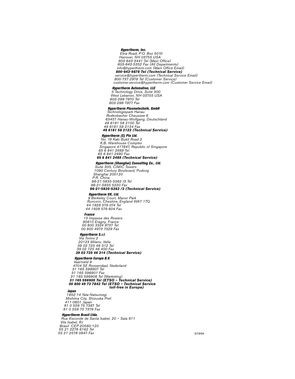 Hypertherm RT60 Retrofit Torch User Manual | Page 3 / 51