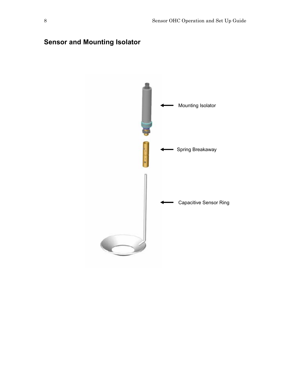 Sensor and mounting isolator | Hypertherm SensorOHC User Manual | Page 12 / 26