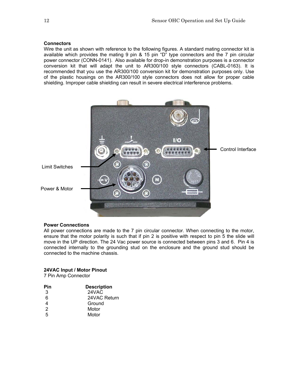 Hypertherm SensorOHC User Manual | Page 16 / 26