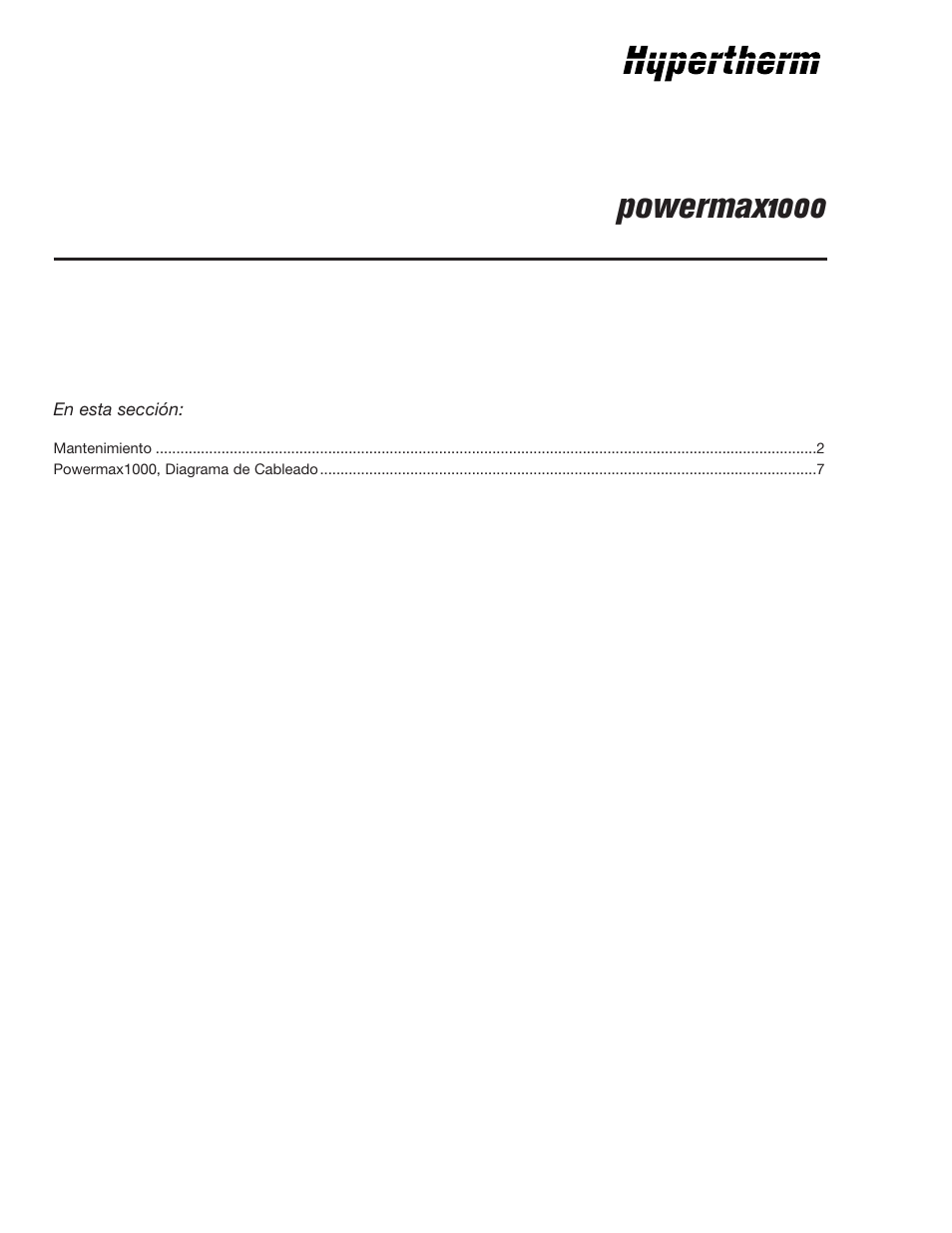 Powermax1000 | Hypertherm Powermax190c Troubleshooting Guide User Manual | Page 40 / 66