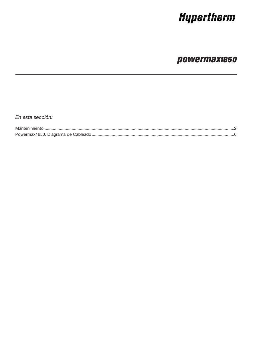 Powermax1650 | Hypertherm Powermax190c Troubleshooting Guide User Manual | Page 59 / 66