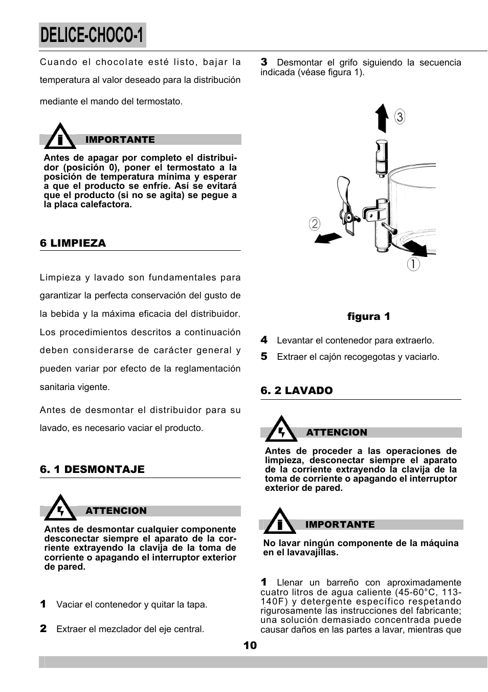Delice-choco-1 | Cecilware DELICE NS18A User Manual | Page 10 / 16