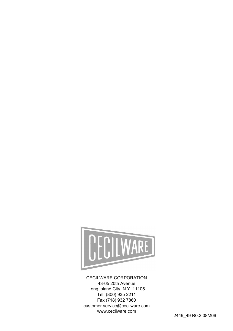 Cecilware DELICE NS18A User Manual | Page 16 / 16