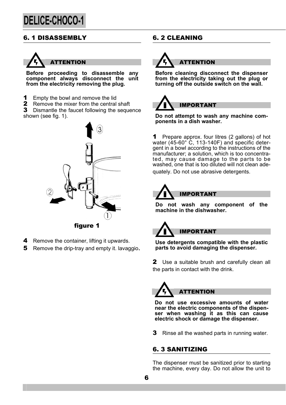 Delice-choco-1 | Cecilware DELICE NS18A User Manual | Page 6 / 16