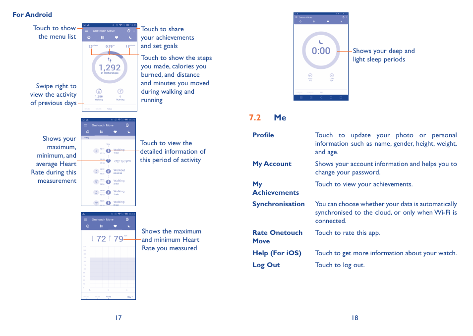 Alcatel Go Watch SM 03 User Manual | Page 12 / 24