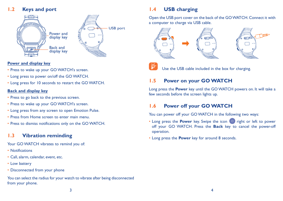 Alcatel Go Watch SM 03 User Manual | Page 5 / 24