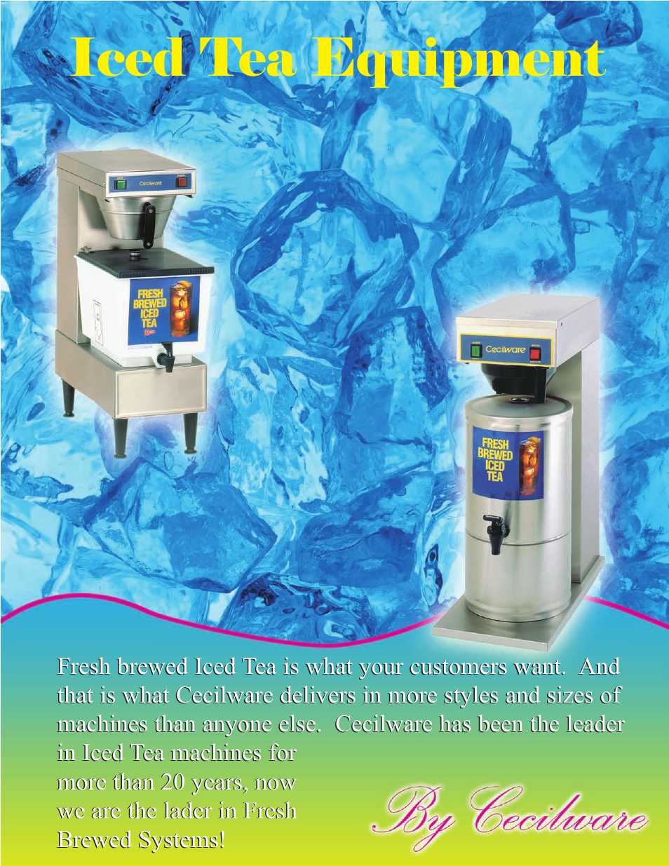 Cecilware FTC-10 User Manual | 2 pages