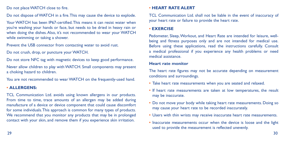 Alcatel Watch SM 02 User Manual | Page 19 / 29
