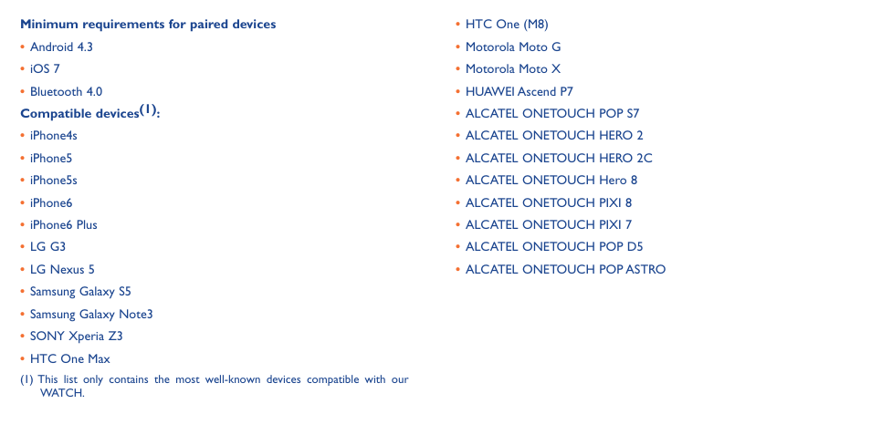Alcatel Watch SM 02 User Manual | Page 3 / 29