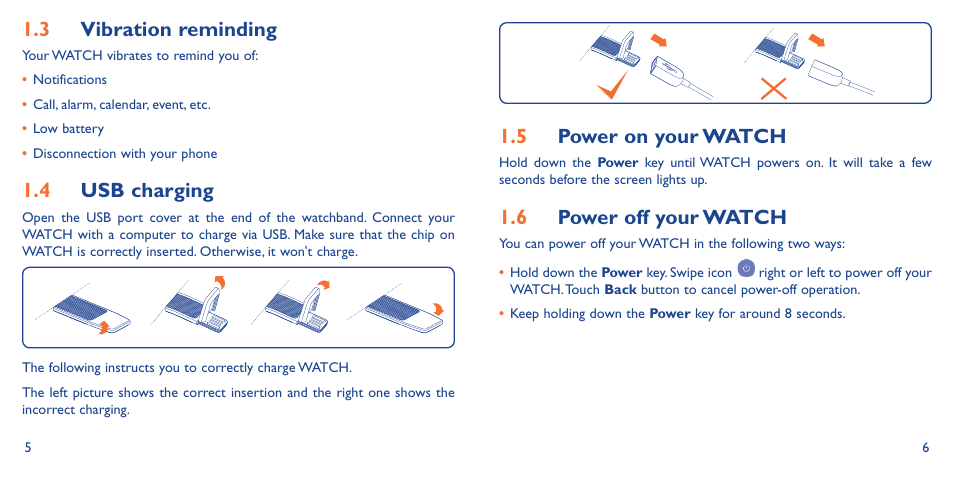 Alcatel Watch SM 02 User Manual | Page 7 / 29