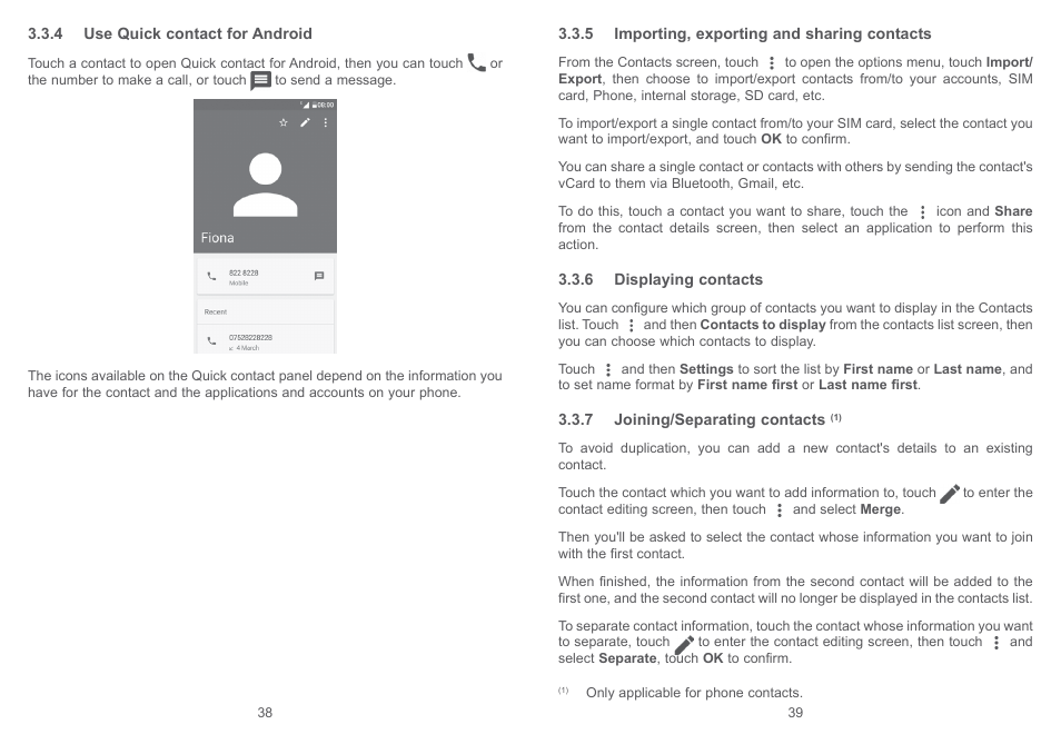 Alcatel Shine Lite 5080X User Manual | Page 21 / 53