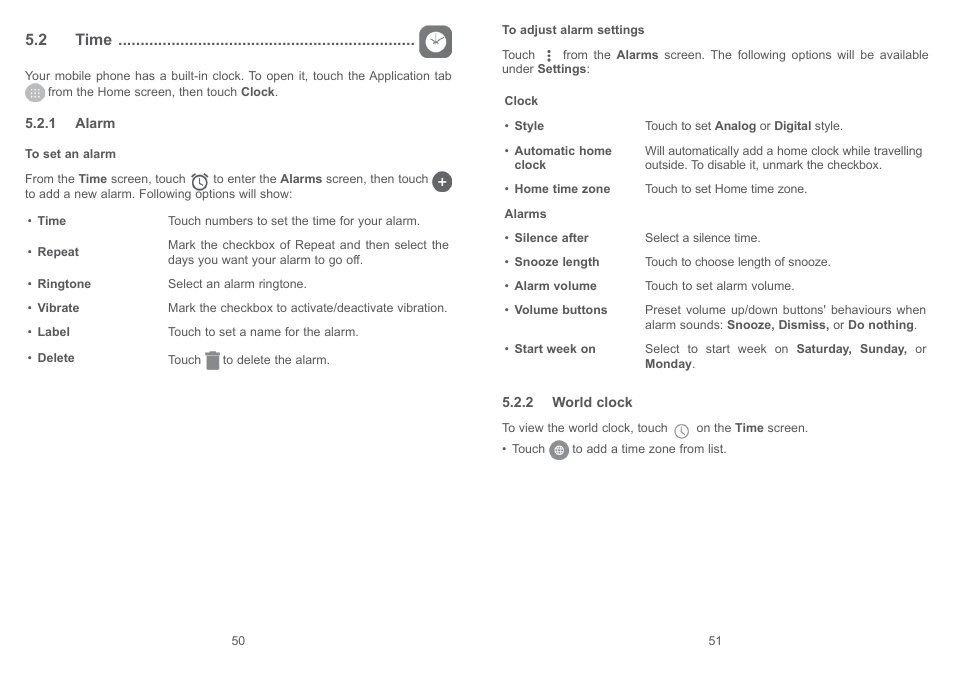 2 time | Alcatel Shine Lite 5080X User Manual | Page 27 / 53