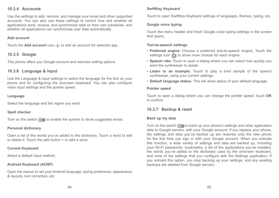 Alcatel Shine Lite 5080X User Manual | Page 44 / 53