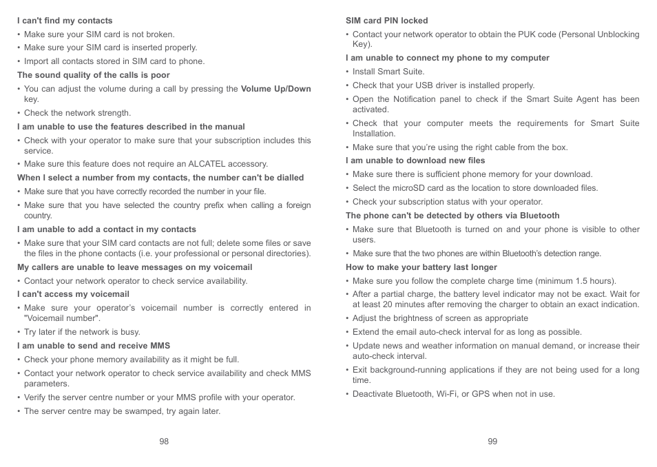 Alcatel Shine Lite 5080X User Manual | Page 51 / 53
