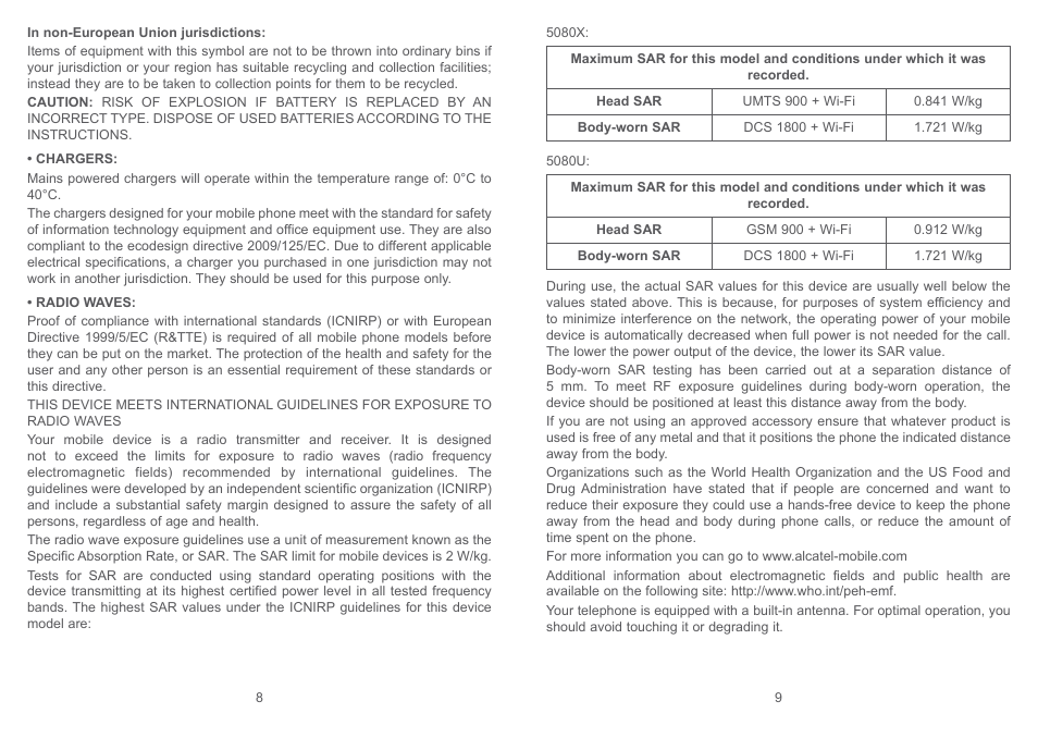 Alcatel Shine Lite 5080X User Manual | Page 6 / 53