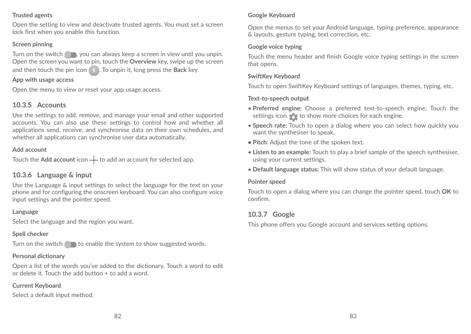 Alcatel POP 4 Plus 5056D User Manual | Page 43 / 52
