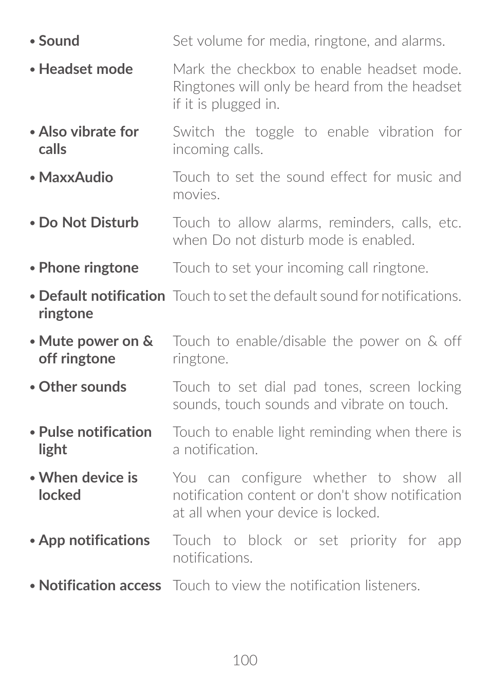 Alcatel Idol 4S 6070K User Manual | Page 101 / 137