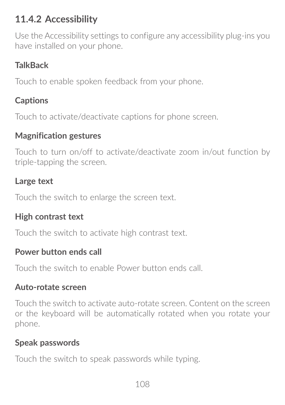 Alcatel Idol 4S 6070K User Manual | Page 109 / 137