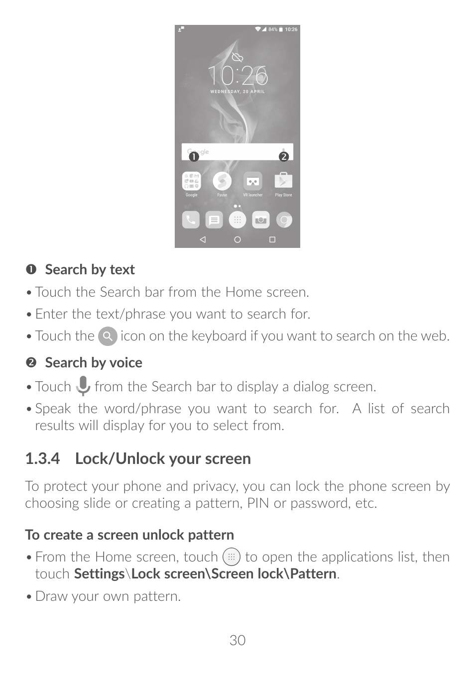 Alcatel Idol 4S 6070K User Manual | Page 31 / 137