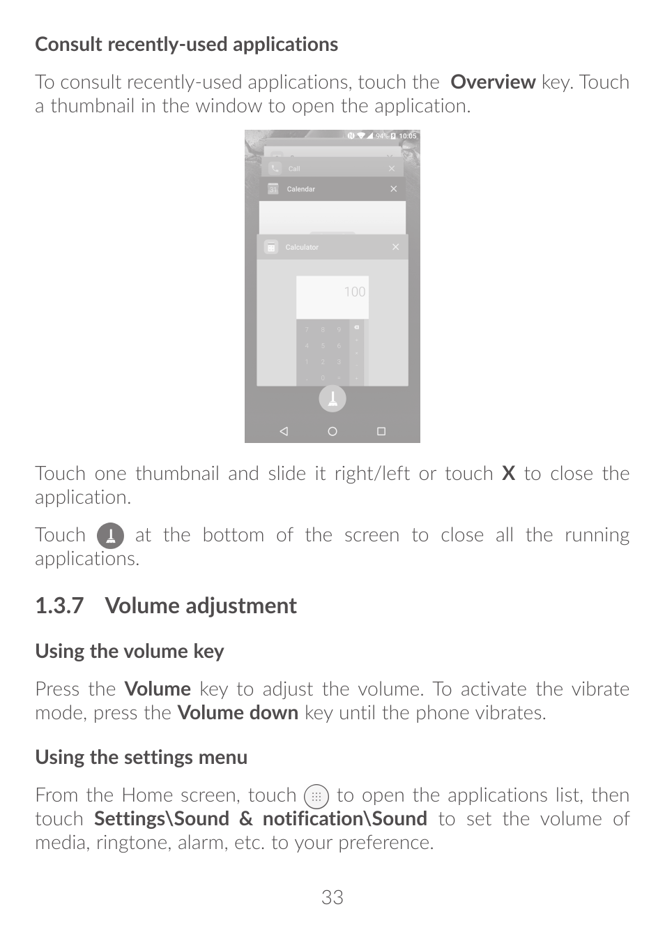 Alcatel Idol 4S 6070K User Manual | Page 34 / 137
