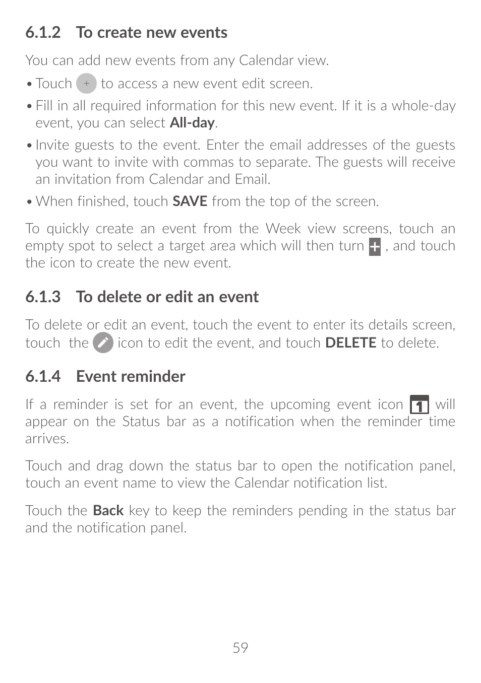 Alcatel Idol 4S 6070K User Manual | Page 60 / 137