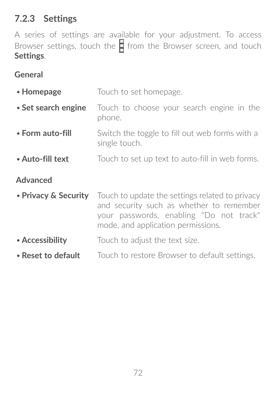 Alcatel Idol 4S 6070K User Manual | Page 73 / 137