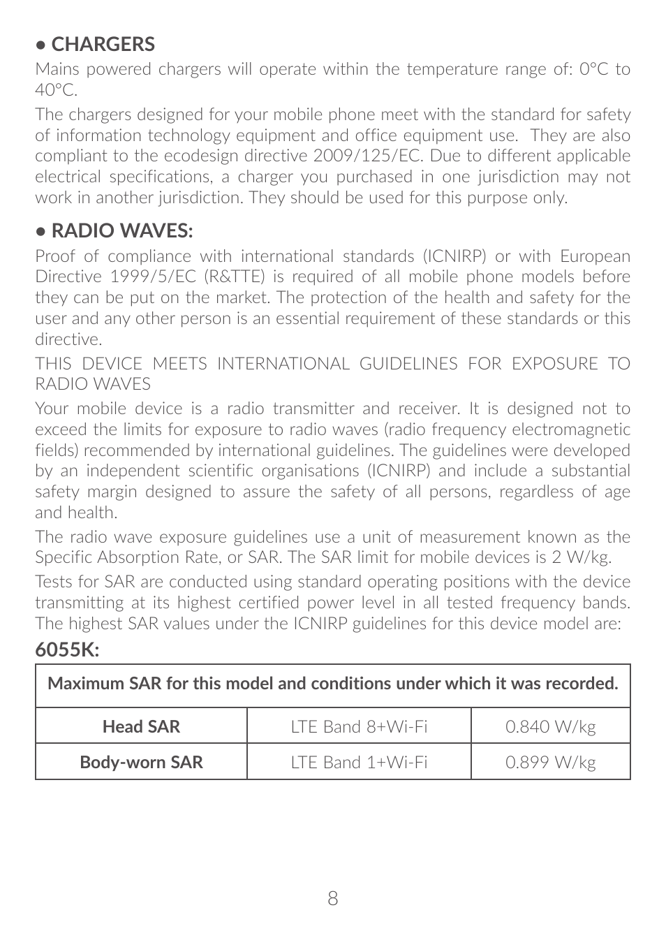 Alcatel Idol 4S 6070K User Manual | Page 9 / 137