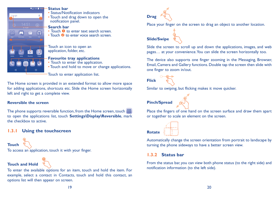 Alcatel Idol 3 6045Y User Manual | Page 11 / 65