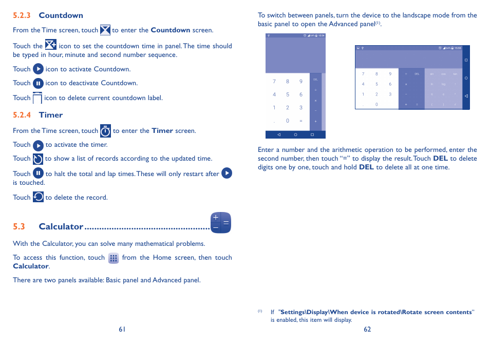 3 calculator | Alcatel Idol 3 6045Y User Manual | Page 32 / 65