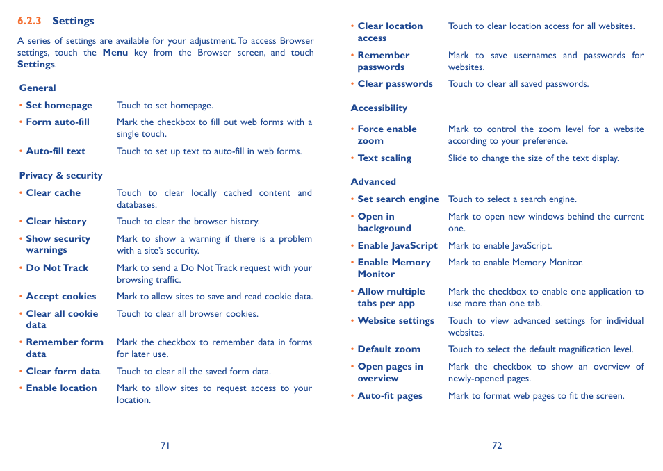 Alcatel Idol 3 6045Y User Manual | Page 37 / 65