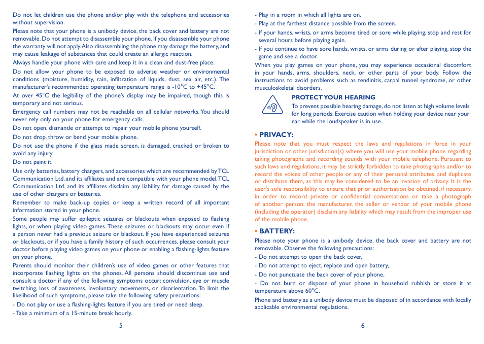 Alcatel Idol 3 6045Y User Manual | Page 4 / 65
