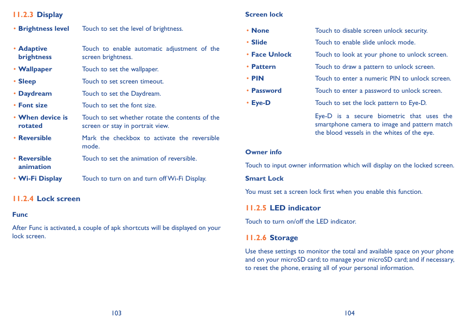 Alcatel Idol 3 6045Y User Manual | Page 53 / 65