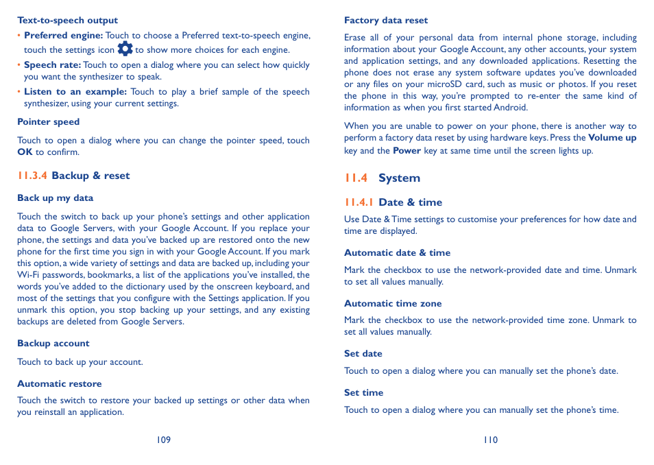 4 system | Alcatel Idol 3 6045Y User Manual | Page 56 / 65