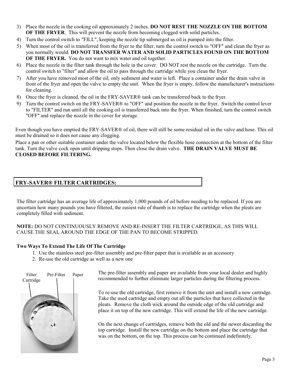 Cecilware F-60 User Manual | Page 3 / 8