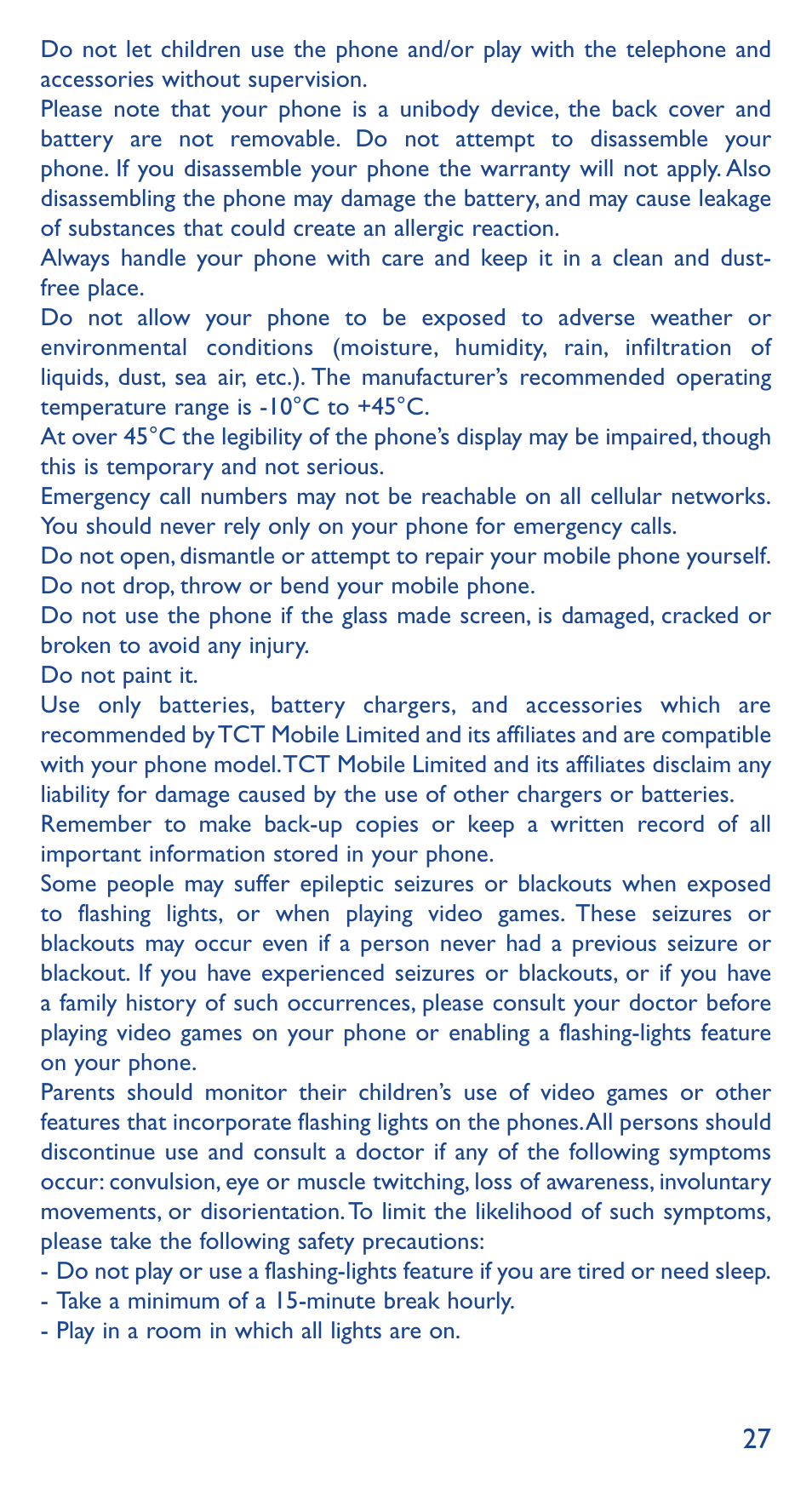 Alcatel Idol 3 6039 Y User Manual | Page 27 / 40