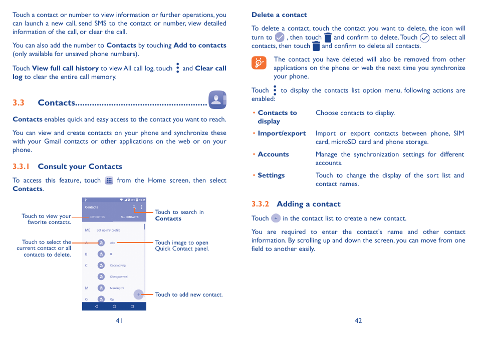 Alcatel Idol 3  6039 S User Manual | Page 22 / 66