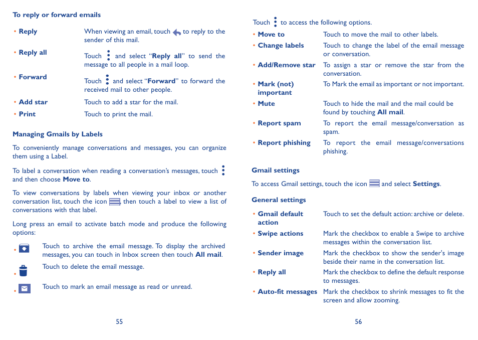 Alcatel Idol 3  6039 S User Manual | Page 29 / 66