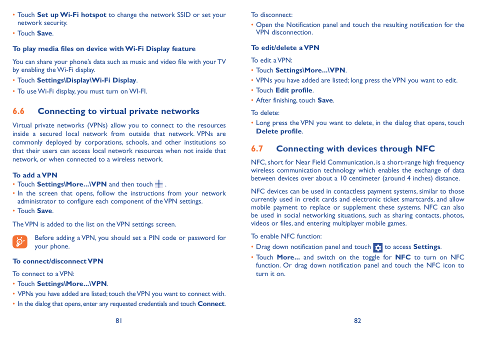 Alcatel Idol 3  6039 S User Manual | Page 42 / 66