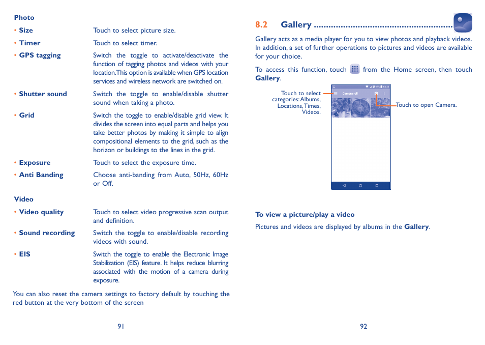 Alcatel Idol 3  6039 S User Manual | Page 47 / 66
