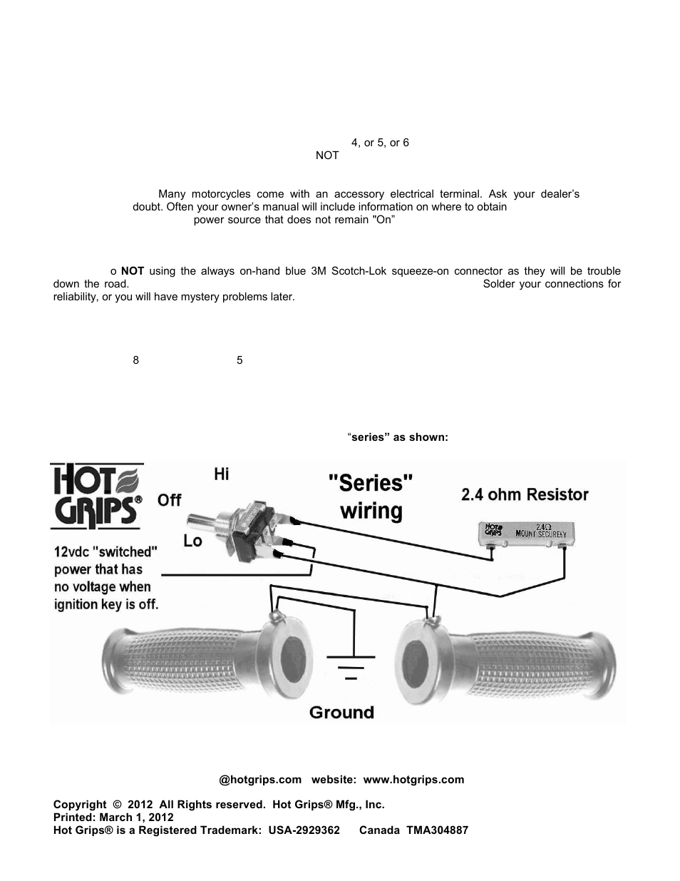 HOT GRIPS Ergo II (520-760) User Manual | Page 3 / 3