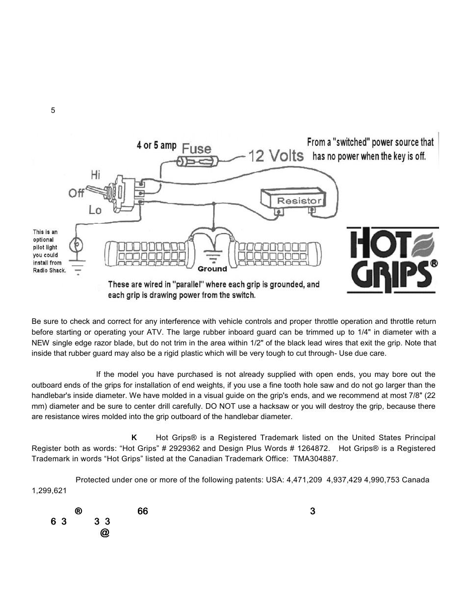 HOT GRIPS 575-875-ATV User Manual | Page 3 / 3