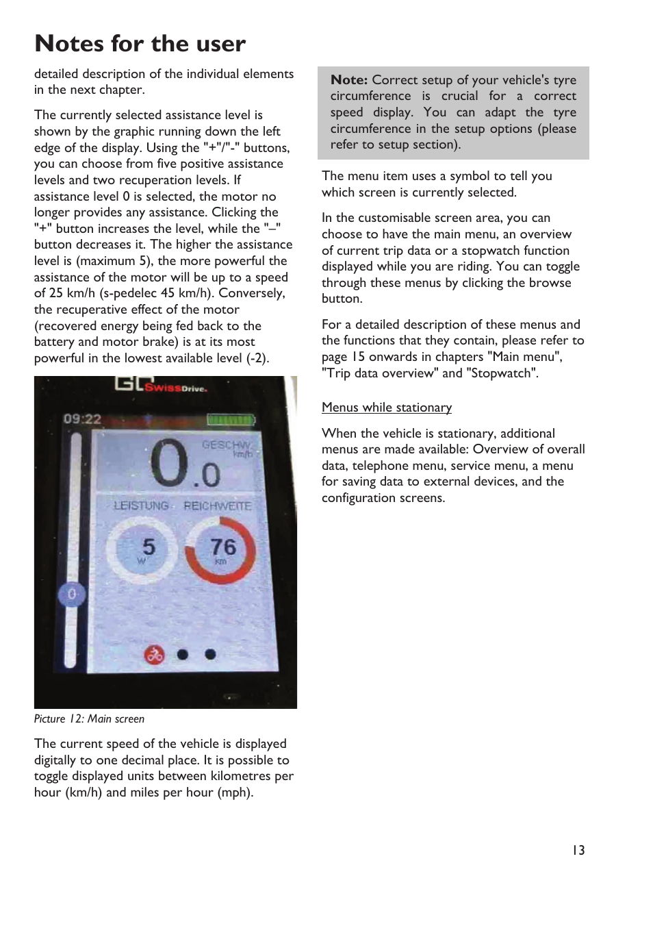 HP Velotechnik Go SwissDrive system for HP Velotechnik User Manual | Page 15 / 40
