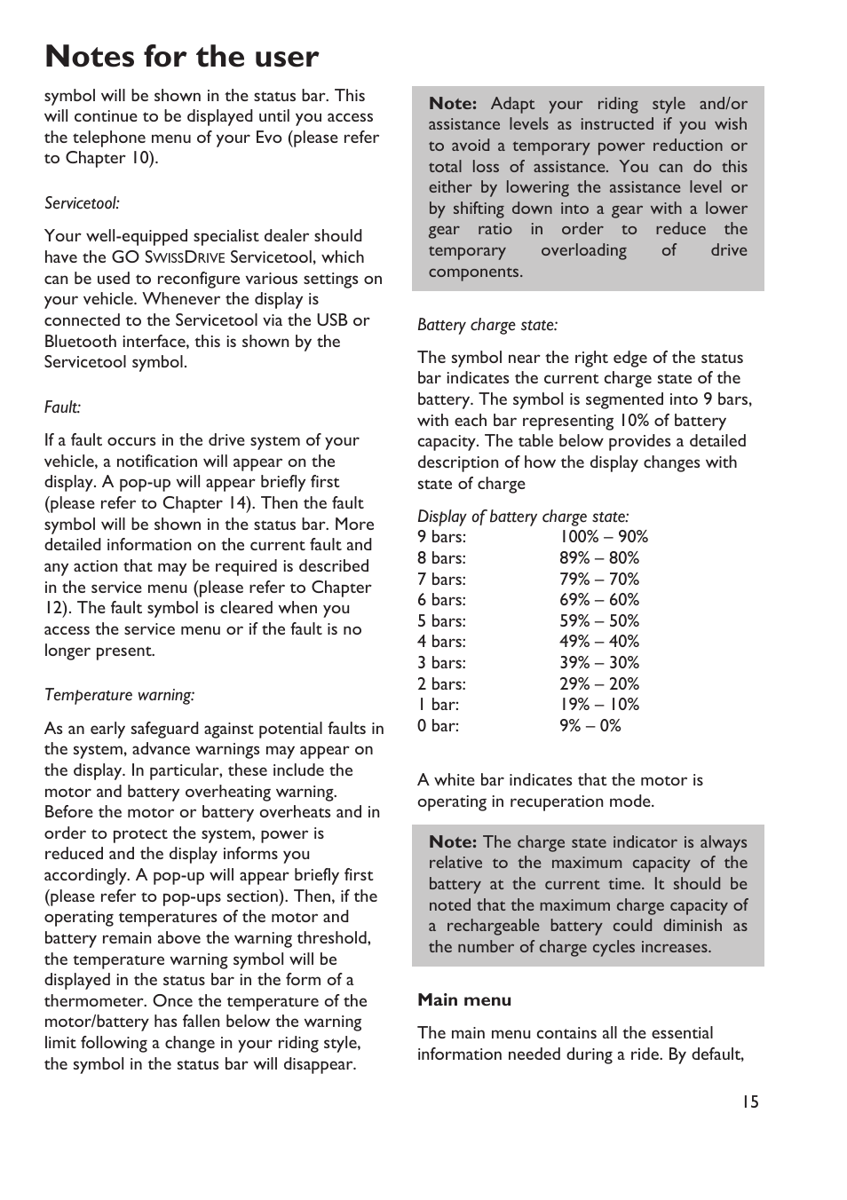 HP Velotechnik Go SwissDrive system for HP Velotechnik User Manual | Page 17 / 40